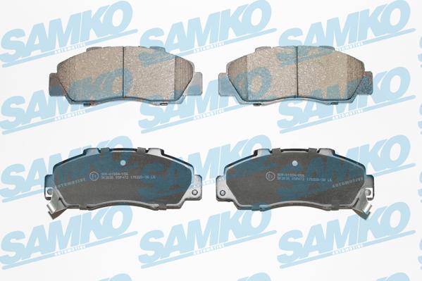 Samko 5SP472 - Тормозные колодки, дисковые, комплект avtokuzovplus.com.ua