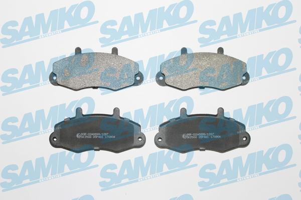 Samko 5SP481 - Тормозные колодки, дисковые, комплект avtokuzovplus.com.ua
