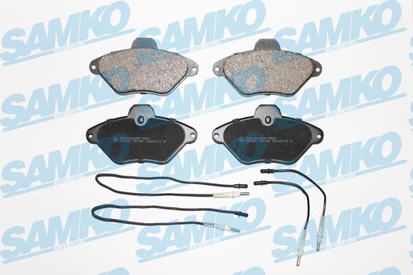 Samko 5SP486 - Гальмівні колодки, дискові гальма autocars.com.ua
