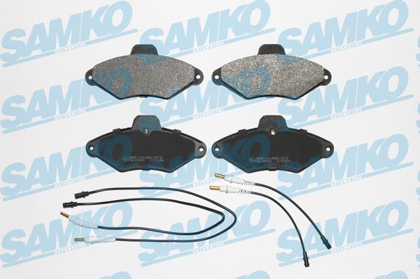 Samko 5SP487 - Гальмівні колодки, дискові гальма autocars.com.ua