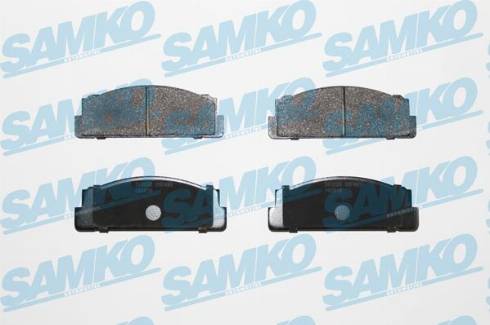 Samko 5SP489 - Гальмівні колодки, дискові гальма autocars.com.ua