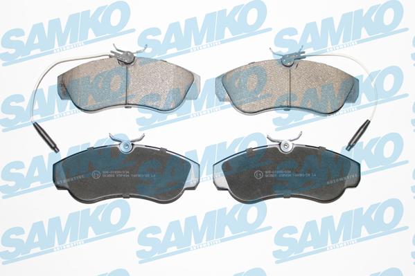 Samko 5SP494 - Гальмівні колодки, дискові гальма autocars.com.ua