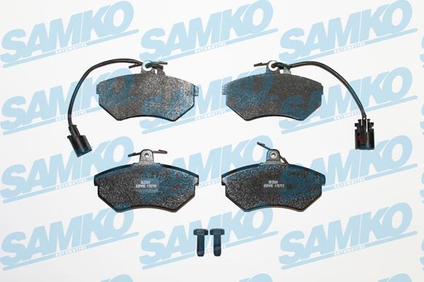 Samko 5SP495 - Тормозные колодки, дисковые, комплект avtokuzovplus.com.ua