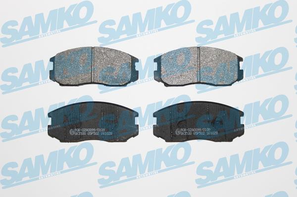Samko 5SP502 - Гальмівні колодки, дискові гальма autocars.com.ua
