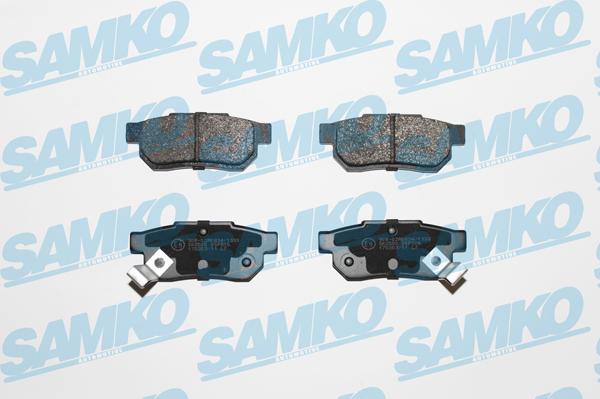 Samko 5SP506 - Тормозные колодки, дисковые, комплект avtokuzovplus.com.ua