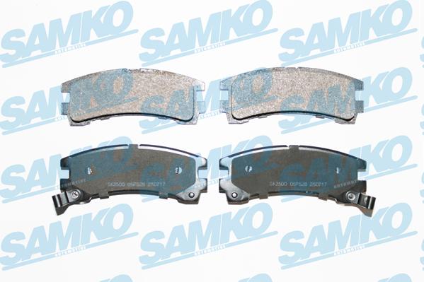 Samko 5SP528 - Гальмівні колодки, дискові гальма autocars.com.ua