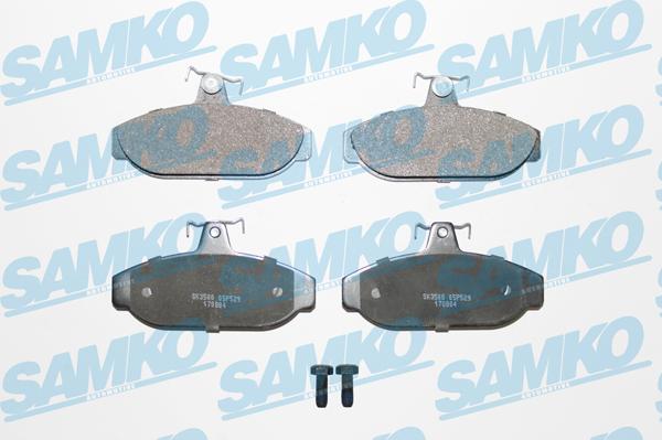 Samko 5SP529 - Гальмівні колодки, дискові гальма autocars.com.ua