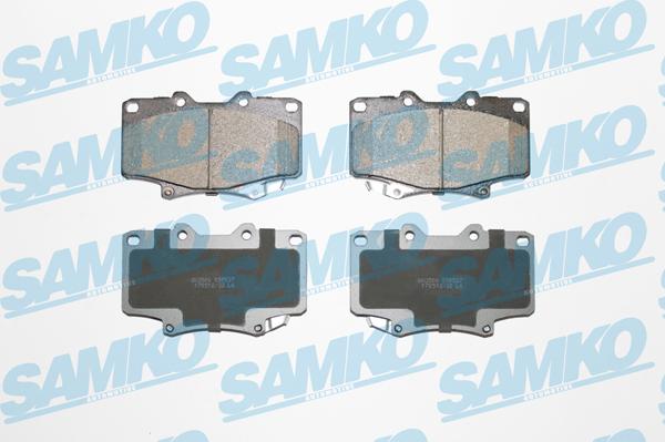 Samko 5SP537 - Гальмівні колодки, дискові гальма autocars.com.ua