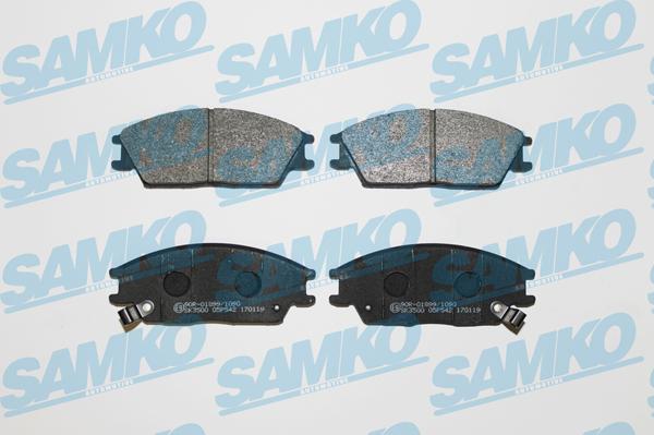 Samko 5SP542 - Гальмівні колодки, дискові гальма autocars.com.ua