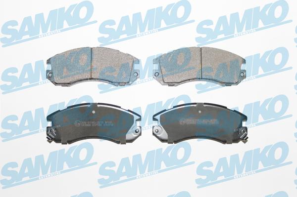 Samko 5SP546 - Тормозные колодки, дисковые, комплект avtokuzovplus.com.ua