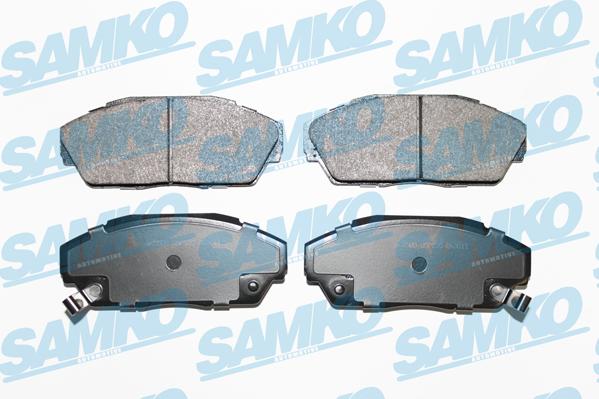 Samko 5SP555 - Тормозные колодки, дисковые, комплект avtokuzovplus.com.ua