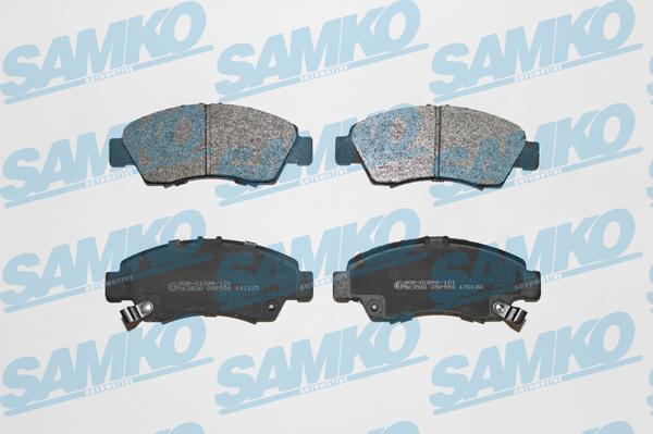 Samko 5SP558 - Тормозные колодки, дисковые, комплект avtokuzovplus.com.ua