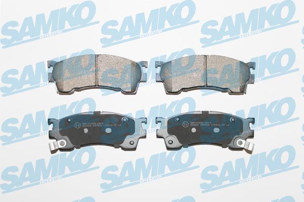 Samko 5SP559 - Тормозные колодки, дисковые, комплект avtokuzovplus.com.ua