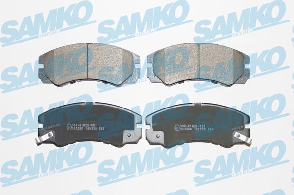 Samko 5SP565 - Гальмівні колодки, дискові гальма autocars.com.ua