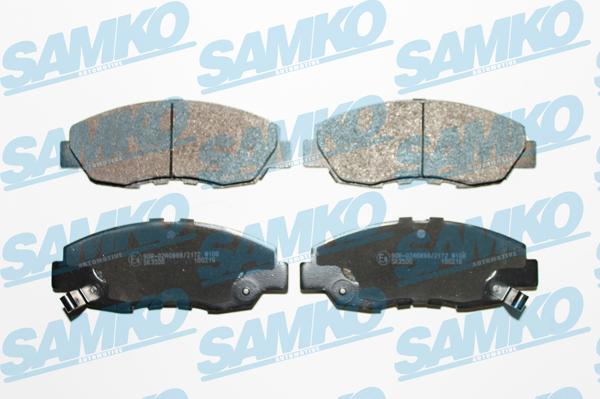 Samko 5SP641 - Гальмівні колодки, дискові гальма autocars.com.ua