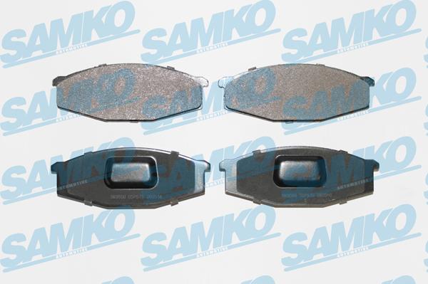 Samko 5SP575 - Тормозные колодки, дисковые, комплект avtokuzovplus.com.ua