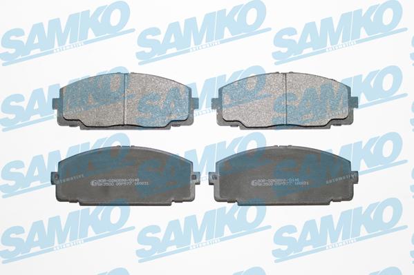 Samko 5SP577 - Гальмівні колодки, дискові гальма autocars.com.ua