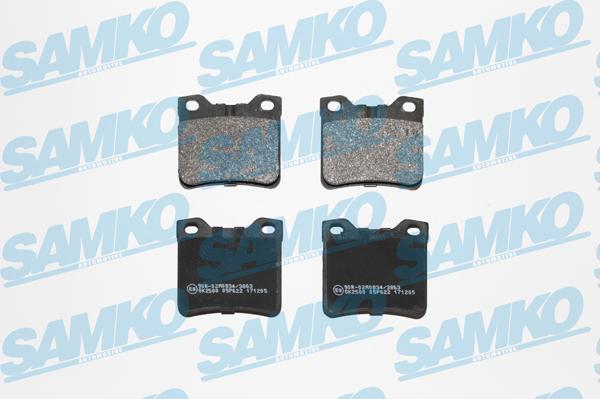 Samko 5SP622 - Гальмівні колодки, дискові гальма autocars.com.ua