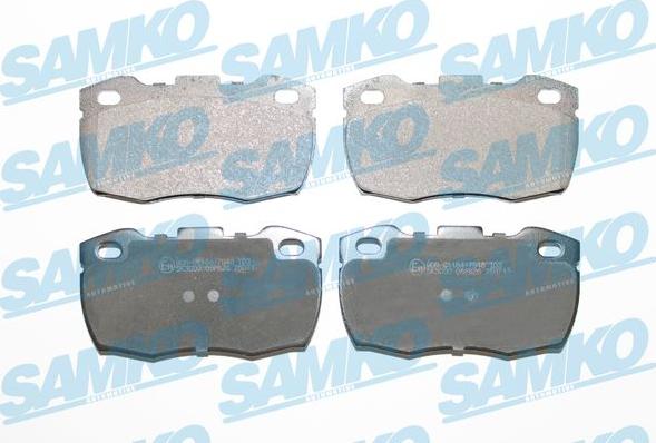 Samko 5SP626 - Гальмівні колодки, дискові гальма autocars.com.ua