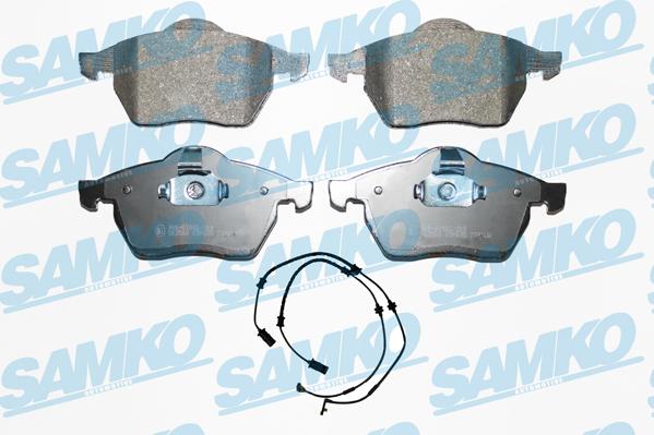 Samko 5SP635A - Гальмівні колодки, дискові гальма autocars.com.ua