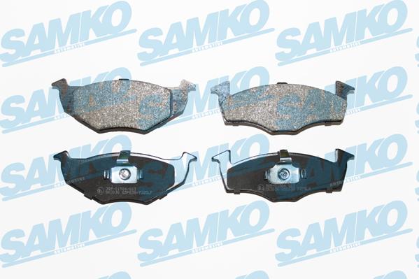 Samko 5SP638 - Тормозные колодки, дисковые, комплект avtokuzovplus.com.ua