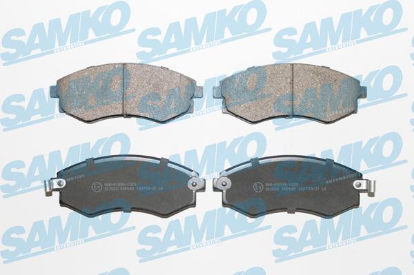 Samko 5SP640 - Тормозные колодки, дисковые, комплект avtokuzovplus.com.ua
