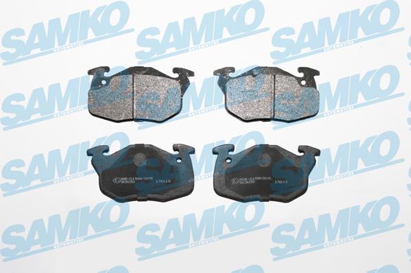 Samko 5SP642 - Гальмівні колодки, дискові гальма autocars.com.ua