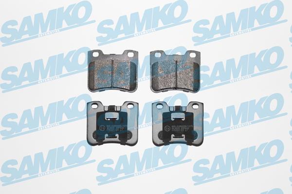 Samko 5SP643 - Тормозные колодки, дисковые, комплект avtokuzovplus.com.ua
