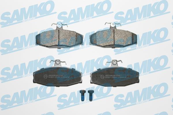 Samko 5SP651 - Тормозные колодки, дисковые, комплект avtokuzovplus.com.ua