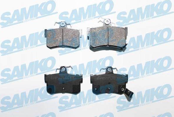 Samko 5SP654 - Тормозные колодки, дисковые, комплект avtokuzovplus.com.ua