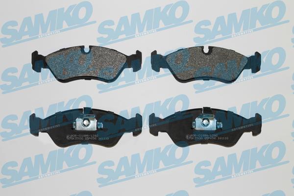 Samko 5SP656 - Тормозные колодки, дисковые, комплект avtokuzovplus.com.ua