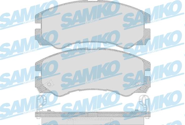 Samko 5SP658 - Тормозные колодки, дисковые, комплект avtokuzovplus.com.ua