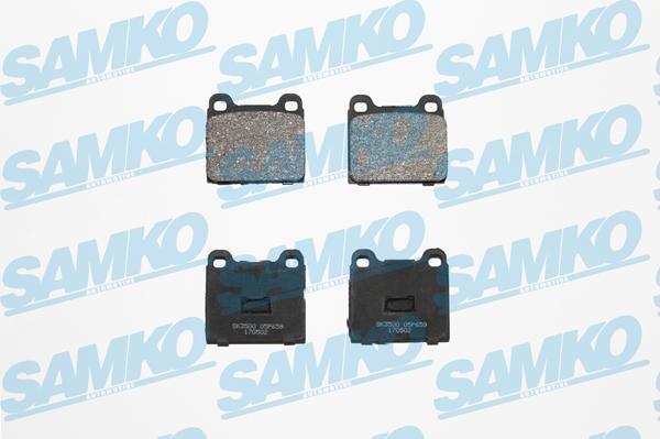 Samko 5SP659 - Тормозные колодки, дисковые, комплект avtokuzovplus.com.ua