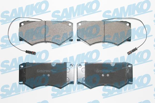 Samko 5SP660 - Тормозные колодки, дисковые, комплект avtokuzovplus.com.ua