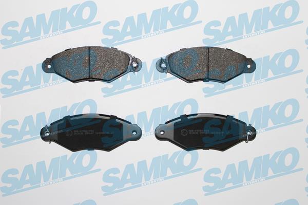 Samko 5SP661 - Гальмівні колодки, дискові гальма autocars.com.ua