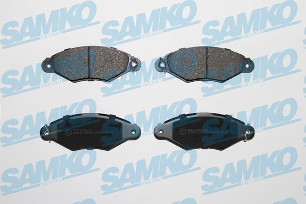 Samko 5SP662 - Гальмівні колодки, дискові гальма autocars.com.ua