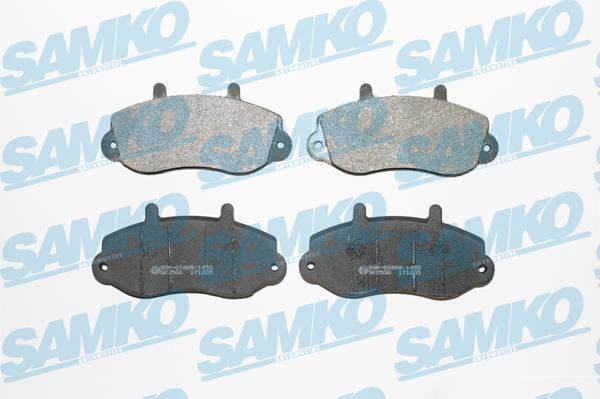 Samko 5SP663 - Тормозные колодки перед. Master-Movano 98- R15 autocars.com.ua