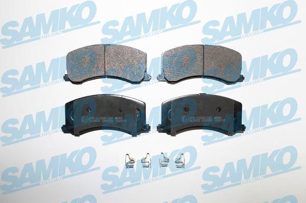 Samko 5SP665 - Гальмівні колодки, дискові гальма autocars.com.ua