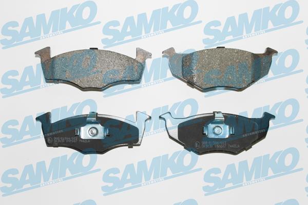 Samko 5SP667 - Тормозные колодки, дисковые, комплект avtokuzovplus.com.ua