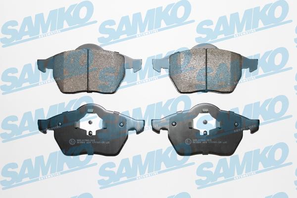 Samko 5SP669 - Гальмівні колодки, дискові гальма autocars.com.ua