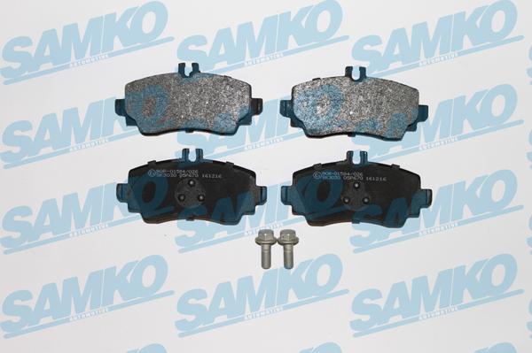 Samko 5SP670 - Гальмівні колодки, дискові гальма autocars.com.ua