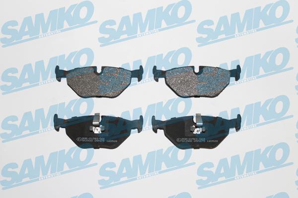 Samko 5SP675 - Тормозные колодки, дисковые, комплект avtokuzovplus.com.ua