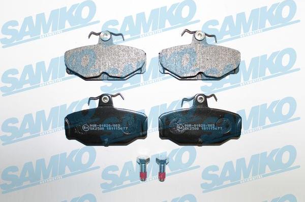 Samko 5SP677 - Гальмівні колодки, дискові гальма autocars.com.ua