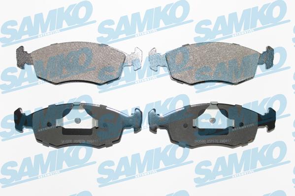 Samko 5SP678 - Тормозные колодки, дисковые, комплект avtokuzovplus.com.ua