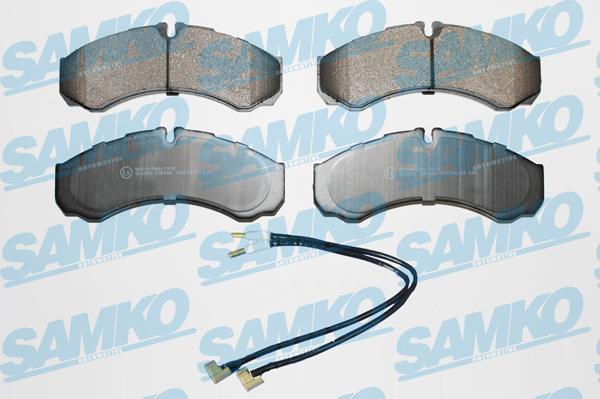 Samko 5SP684B - Гальмівні колодки, дискові гальма autocars.com.ua