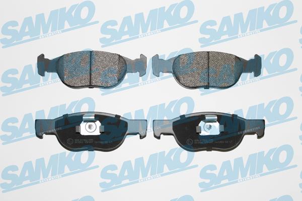 Samko 5SP687 - Гальмівні колодки, дискові гальма autocars.com.ua