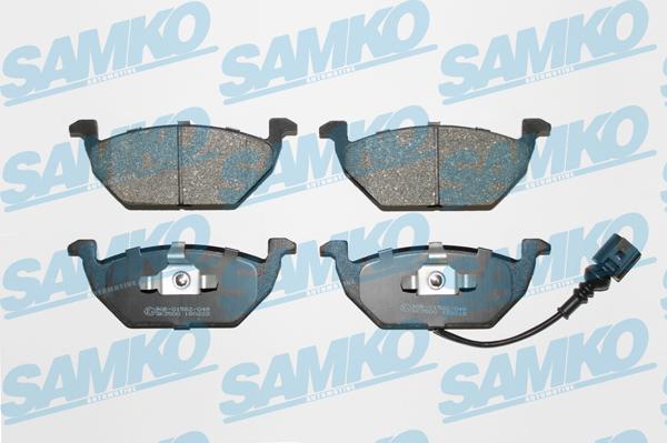 Samko 5SP692 - Тормозные колодки, дисковые, комплект avtokuzovplus.com.ua