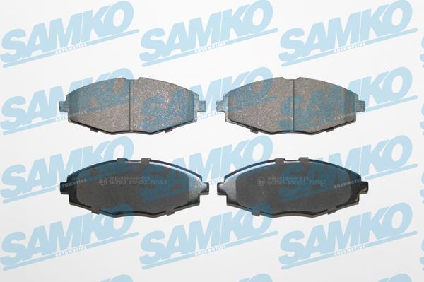 Samko 5SP693 - Гальмівні колодки, дискові гальма autocars.com.ua
