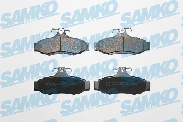 Samko 5SP694 - Тормозные колодки, дисковые, комплект avtokuzovplus.com.ua