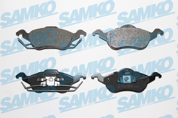 Samko 5SP696 - Гальмівні колодки, дискові гальма autocars.com.ua